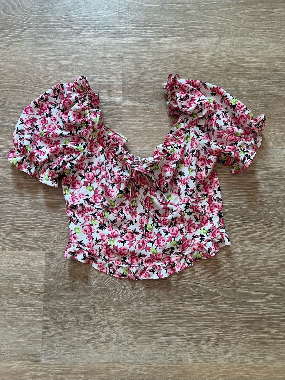 Zara Floral Crop Top